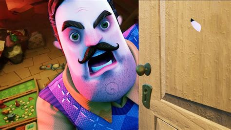 Sneaking Into The Neighbors New Basement Hello Neighbor 2 Ending