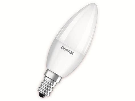 OSRAM LED Lampe CLB40 E14 EEK F 4 9W 470lm 2700K 4 Stk 538136