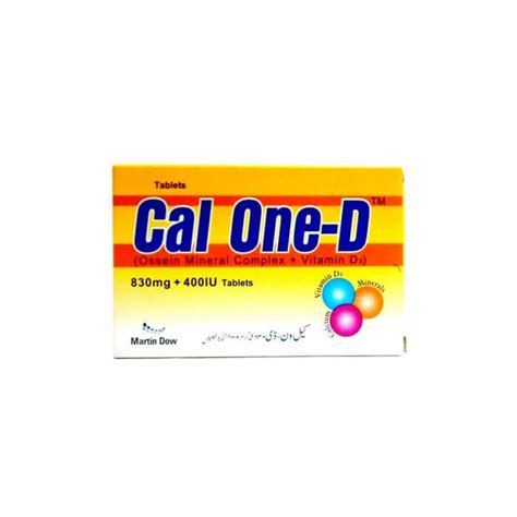 Cal One D 850mg Tab Box