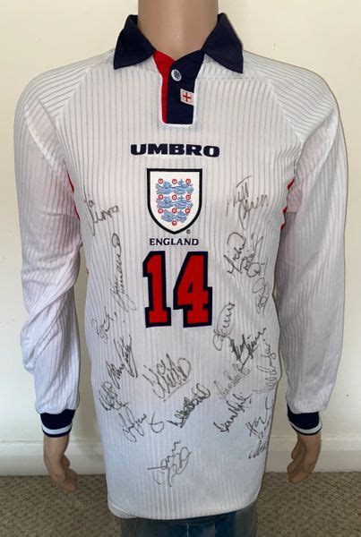 England Match Worn Shirts Match Worn Football Shirts Vintage Tickets