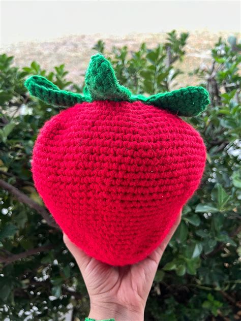 Crochet Strawberry Plush FREE Pattern Video Tutorial Hayhay 40 OFF