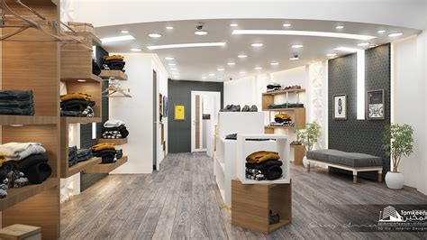 Modern Men Clothing Store Interior Design on Behance