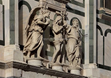 Baptism Of Christ Baptistery Of St John Florence Tuscany Italy