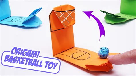 Easy Origami Moving Paper Toys Mini Toy Basketball Pop It 6 Youtube