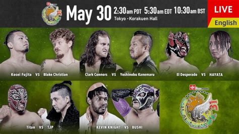 Njpw Best Of The Super Juniors Night Results Night Card