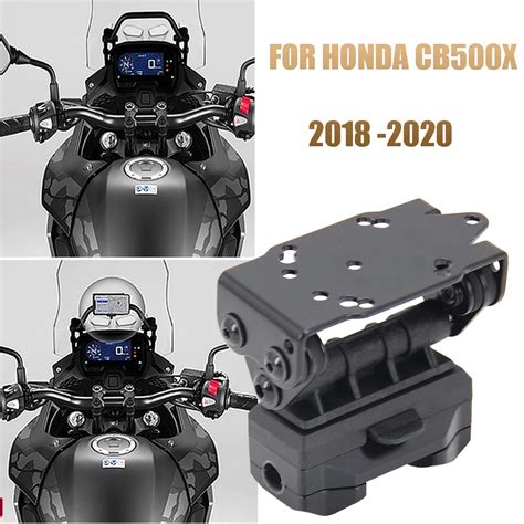 Motorcycle Gpssmart Phone Navigation Gps Plate Bracket Adapt Holder For Honda Cb500x Cb 500x