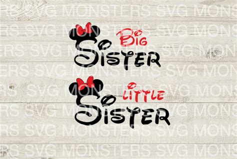 Big Sister Little Sister Svg Etsy