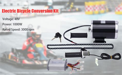 48v 1000w Brush Electric Bicycle Conversion Kit E Bike