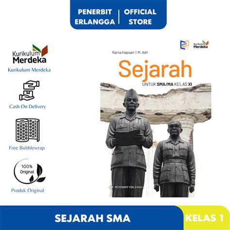 Jual Sejarah Sma Kelas Kurikulum Merdeka Erlangga Shopee Indonesia