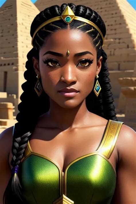 Dopamine Girl A Concept Art Of Keke Palmer Egyptian Princess