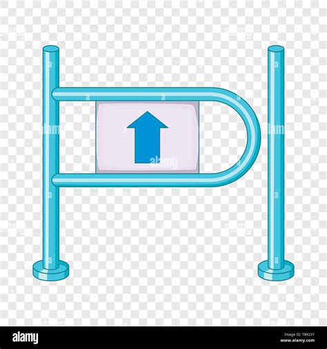 Shop Entrance Gate Icon Cartoon Style Stock Vector Image And Art Alamy