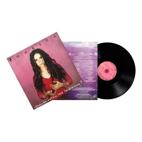 Shakira Donde Estan Los Ladrones Black Negro Lp Vinyl Versi N Del