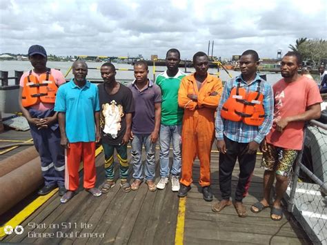 Illegal Oil Bunkering Navy Hands Vessel Eight Suspects To Efcc Photos