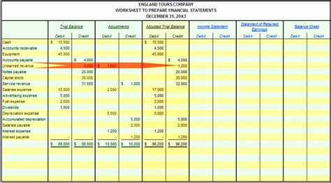 10 Trial Balance Worksheet Excel Template - Excel Templates