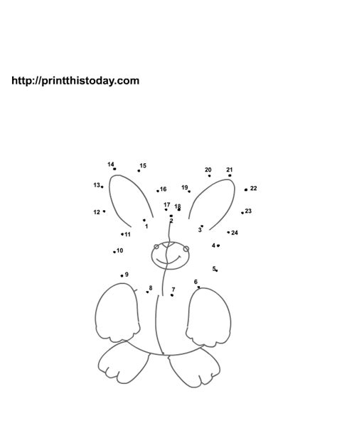 Free Printable Easter Dot To Dot