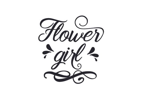 Flower Girl SVG Cut file by Creative Fabrica Crafts · Creative Fabrica