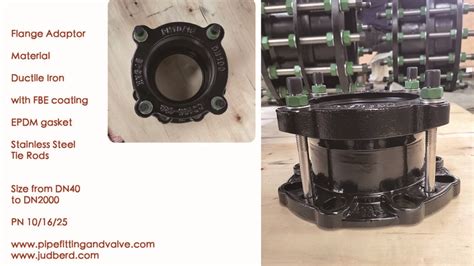 Flange adaptor - ductile iron pipe fitting and valve-factory directly sale