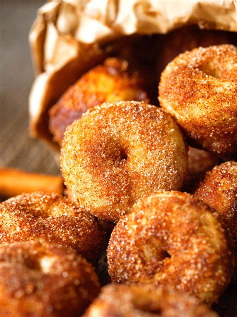 Classic Cinnamon-Sugar Mini Donuts | Recipe | Food, Mini donuts, Snack ...