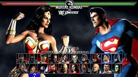 Mortal Kombat Vs DC Universe Wonder Woman Vs Superman Green Lantern