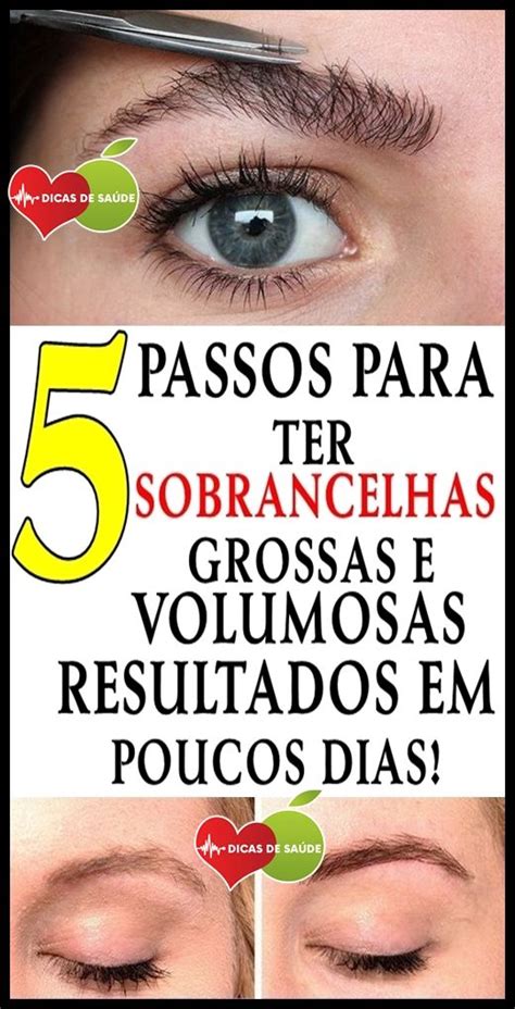 Como Ter Sobrancelhas Grossas E Volumosas Em Passos Makeup Square