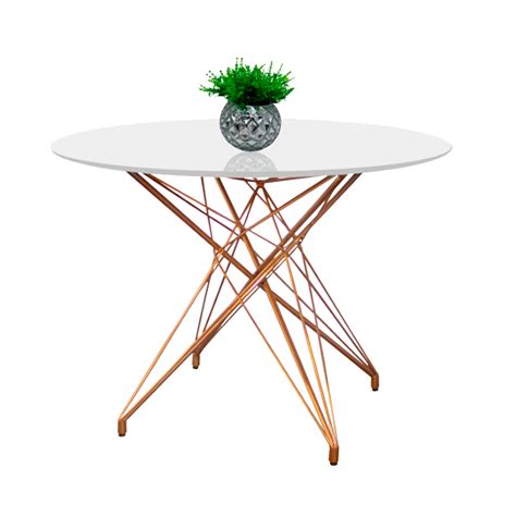 Mesa De Jantar Estrela Cobre Rose Gold Cm