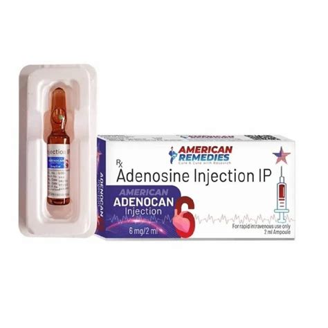 Adenocan Injection Adenosine Injection 6mg 2ml 6mg 1ml At Rs 300