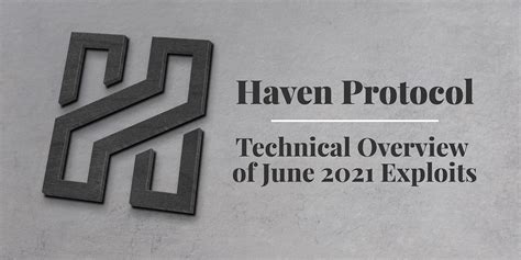 What Is Haven Xhv Updated Faqs By Haven Protocol Medium