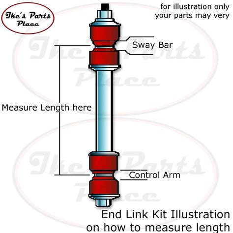 PROTHANE 19 421 BL Front Sway Bar End Link Bushing Kit For Corolla 2 3