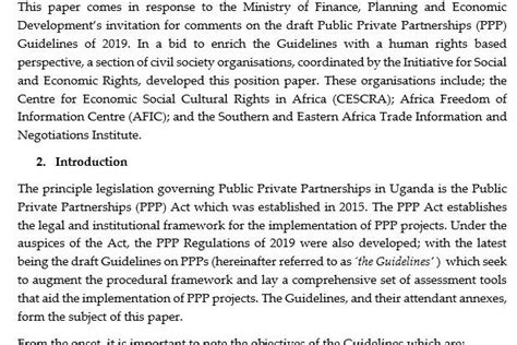 Position Paper Initiative For Social And Economic Rights