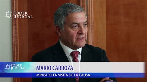 Ministro Mario Carroza se refiere a resolución en proceso de Mauricio