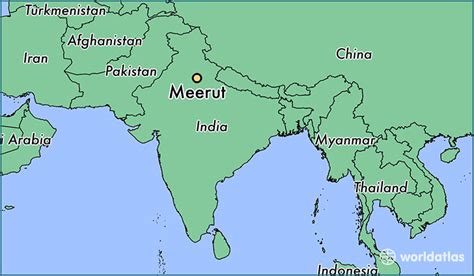 Where is Meerut, India? / Meerut, Uttar Pradesh Map - WorldAtlas.com