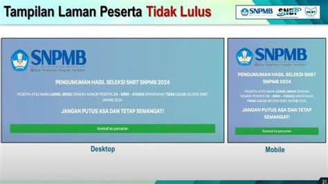 Cara Melihat Hasil Utbk Di Pengumuman Snbt Snpmb Bppp Kemdikbud Go