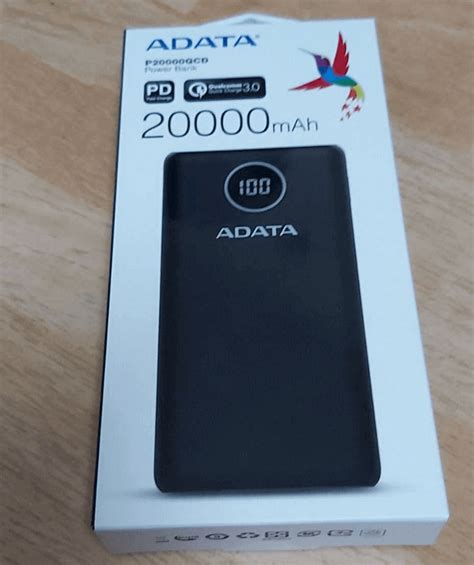 Adata Powerbank Mah P Qcd Quick Charging Type C