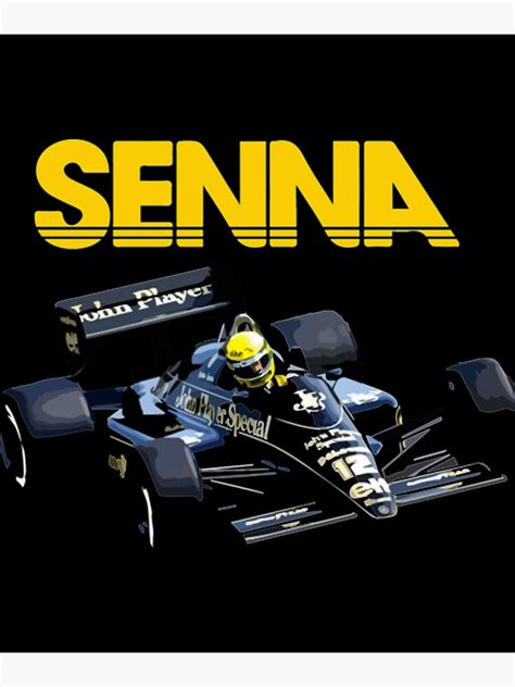 Ayrton Senna T John Player Livery Active Poster For Sale By