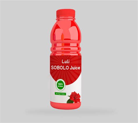 Bottle Label Design For Luli Sobolo Juice On Behance