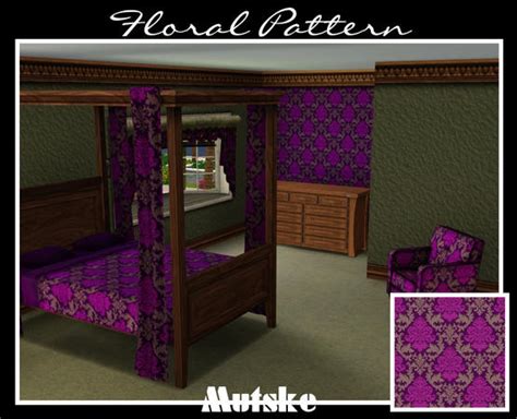 The Sims Resource Floral Pattern 13