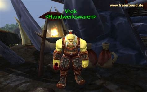 Vrok Händlerhandwerker Map And Guide Freier Bund World Of Warcraft