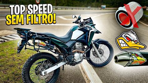 TOP SPEED DA XRE 300 ESCAPAMENTO GRS EXTREME HP YouTube