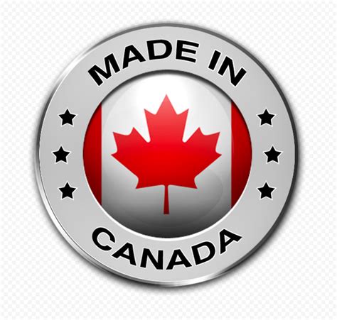 Hd Made In Canada Round Symbol Label Sign Png Citypng