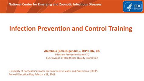 Pdf Infection Prevention And Control Training Plan For Combating