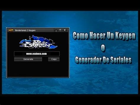 Como Hacer Un Keygen O Generador De Seriales YouTube