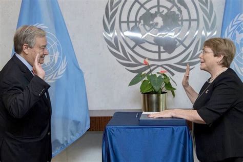 Bachelet Toma Protesta Como Titular De ONU DH