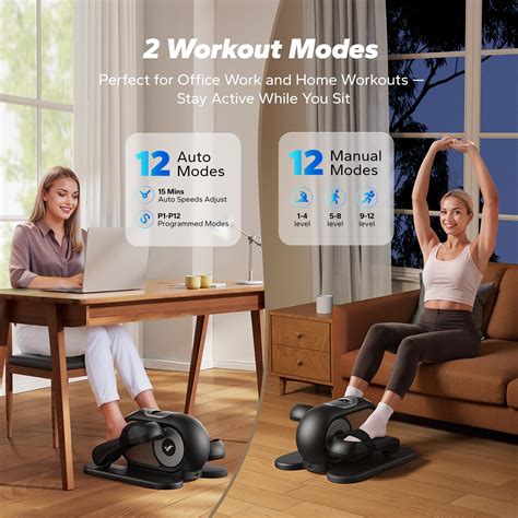 Snapklik.com : MERACH Under Desk Elliptical Machine, Ellipse Leg