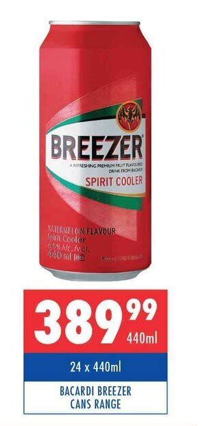 Bacardi Breezer Range Can X Ml Offer At Ultra Liquors