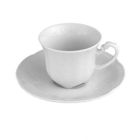 Tasse à café en porcelaine blanche La Marquise