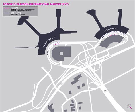 Terminal 3 Toronto Pearson Airport Map