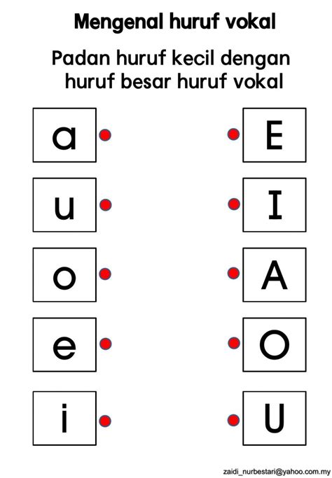 Mengenal Huruf Vokal Online Activity Live Worksheets