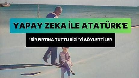 Yapay Zeka Teknolojisi ile Atatürk ün Çocukluk Fotoğrafını Yaptılar