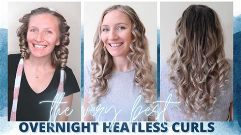 Overnight Heatless Robe Belt Curls Hair Tutorial Alex, 56% OFF