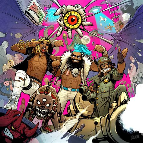 Deconstructing Flatbush Zombies 3001 Artwork Genius